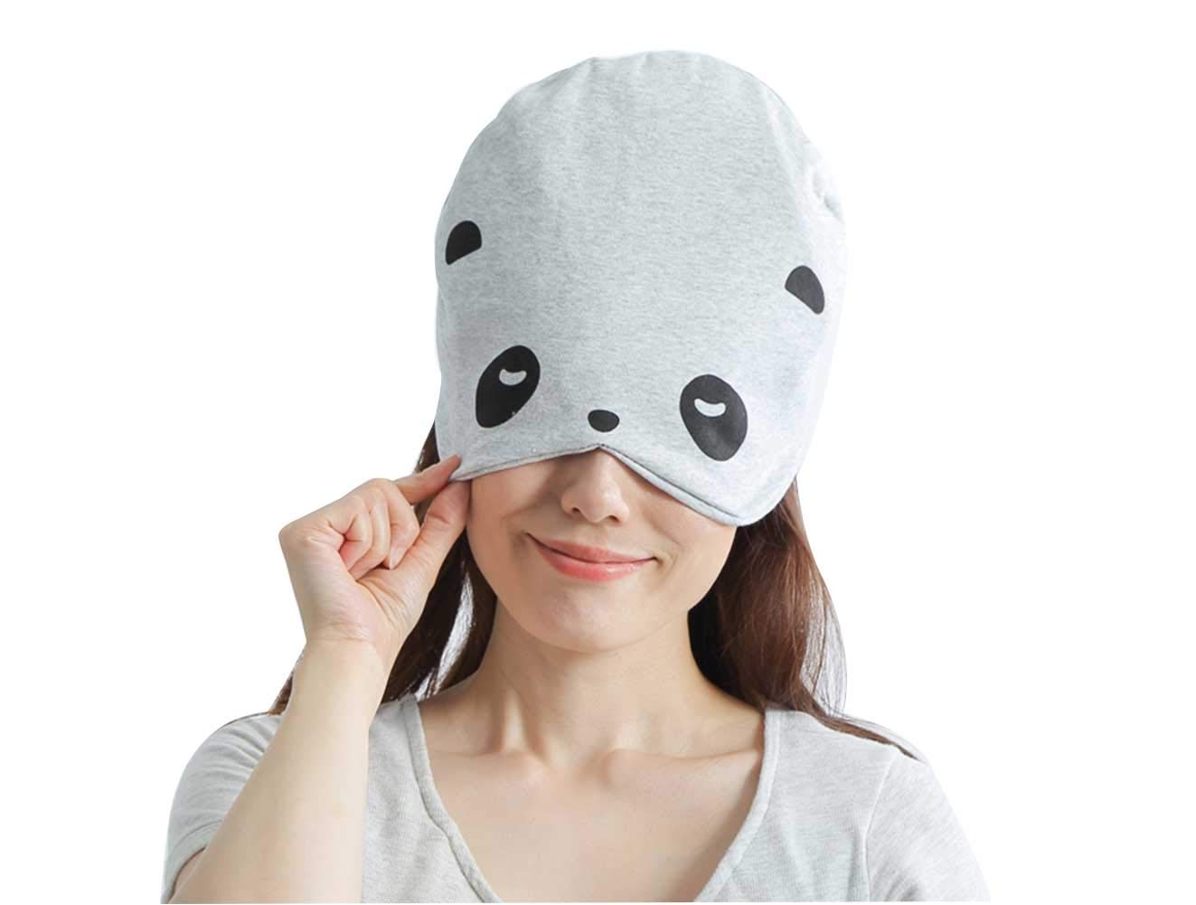 Amazon | amin アイマスク遮光99.9％の安眠ナイトキャップ寝ぐせ